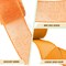 Mlurcu Burlap Ribbon Wired Ribbon 8 Rolls Natural Burlap Wired Ribbon 1-1/2 Inch 40 Yards Solid Fabric Wired Edge Ribbon for Christmas Craft DIY Wrapping Wreath Holiday Party Decorations (Light Color)